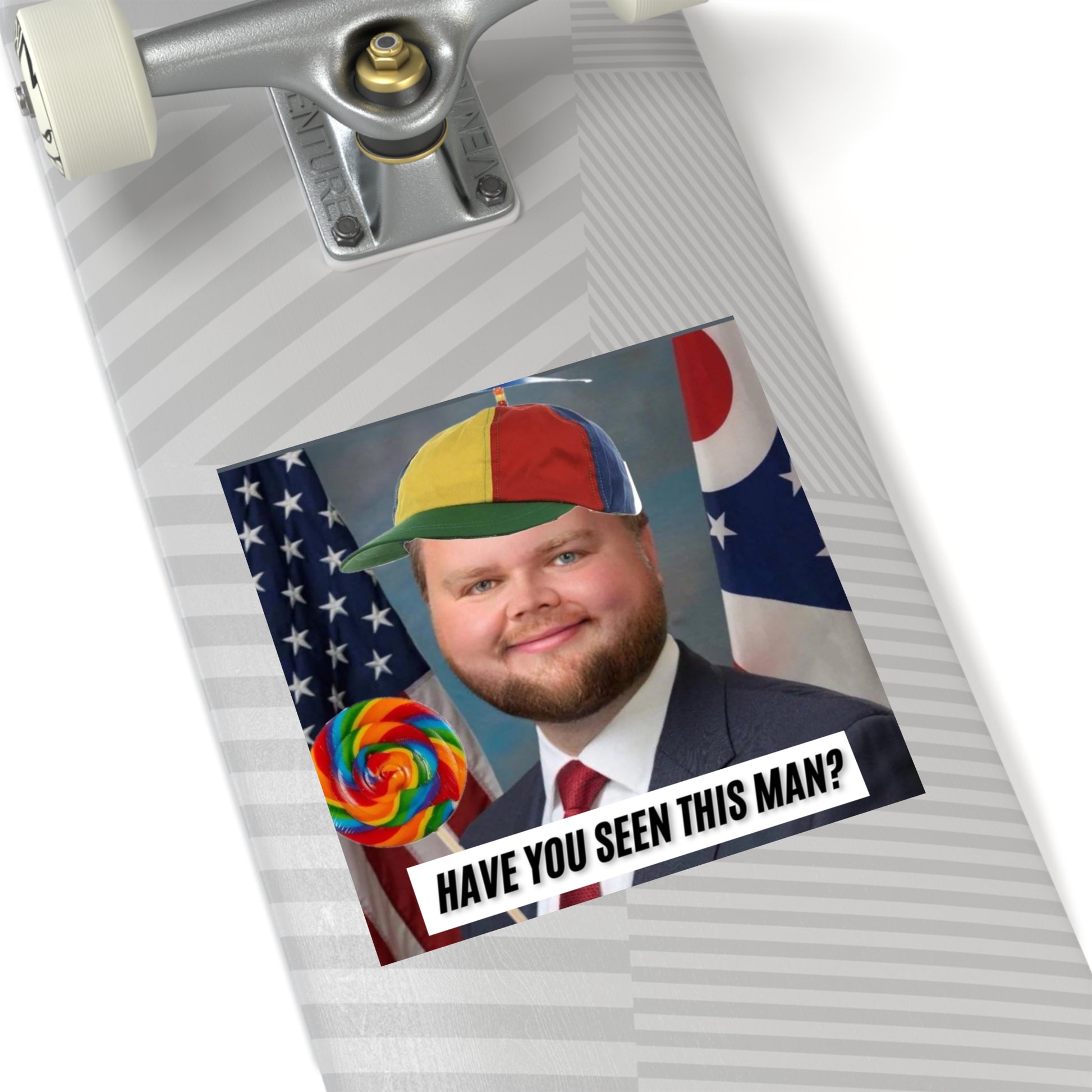 Have You Seen This Man? - JD Vance Bumper Sticker | Funny Political Car Decal | Satirical Vice President Sticker