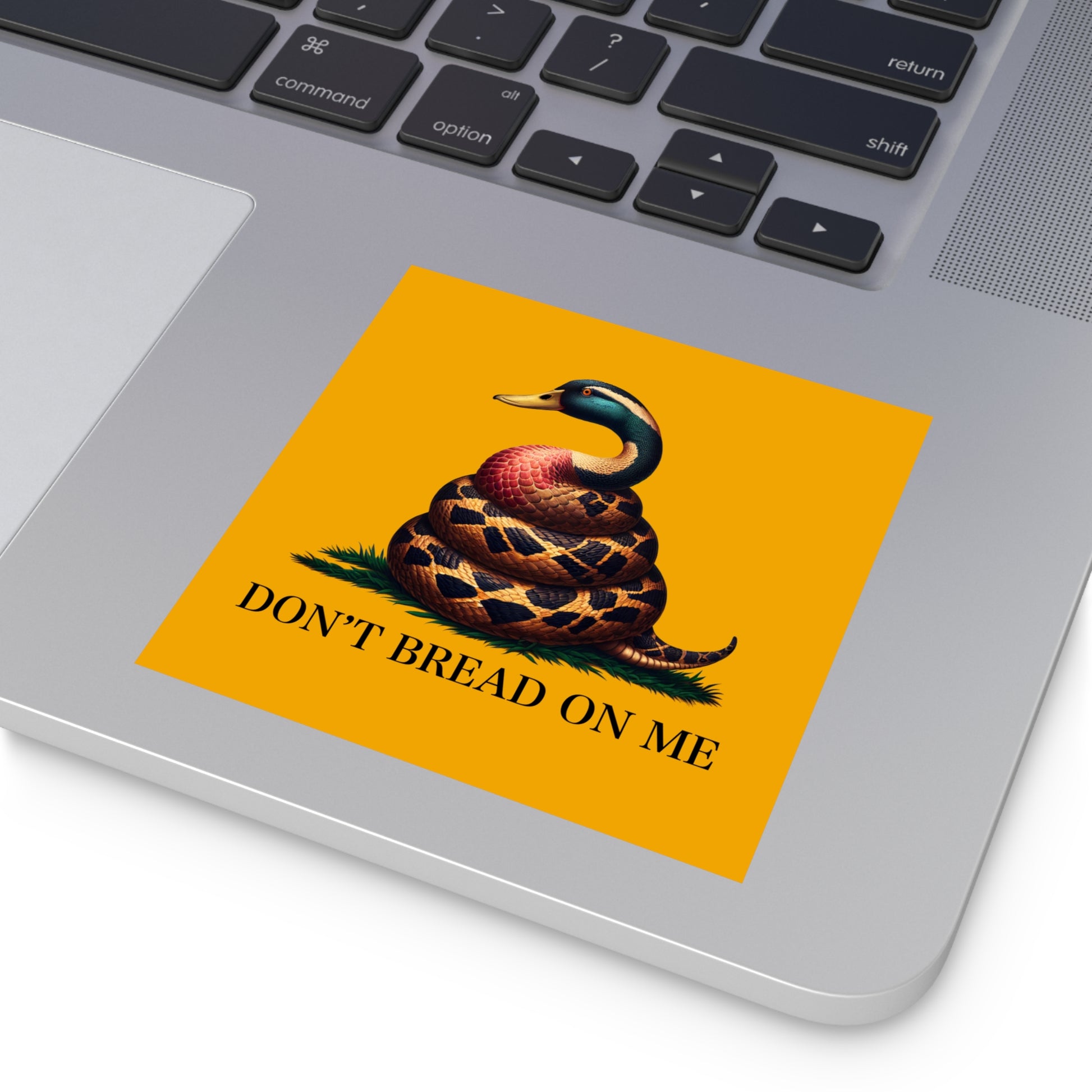 Funny Bumper Sticker - Don't Feed the Ducks with Clever Humor - Quirky Car Decal for Animal Lovers