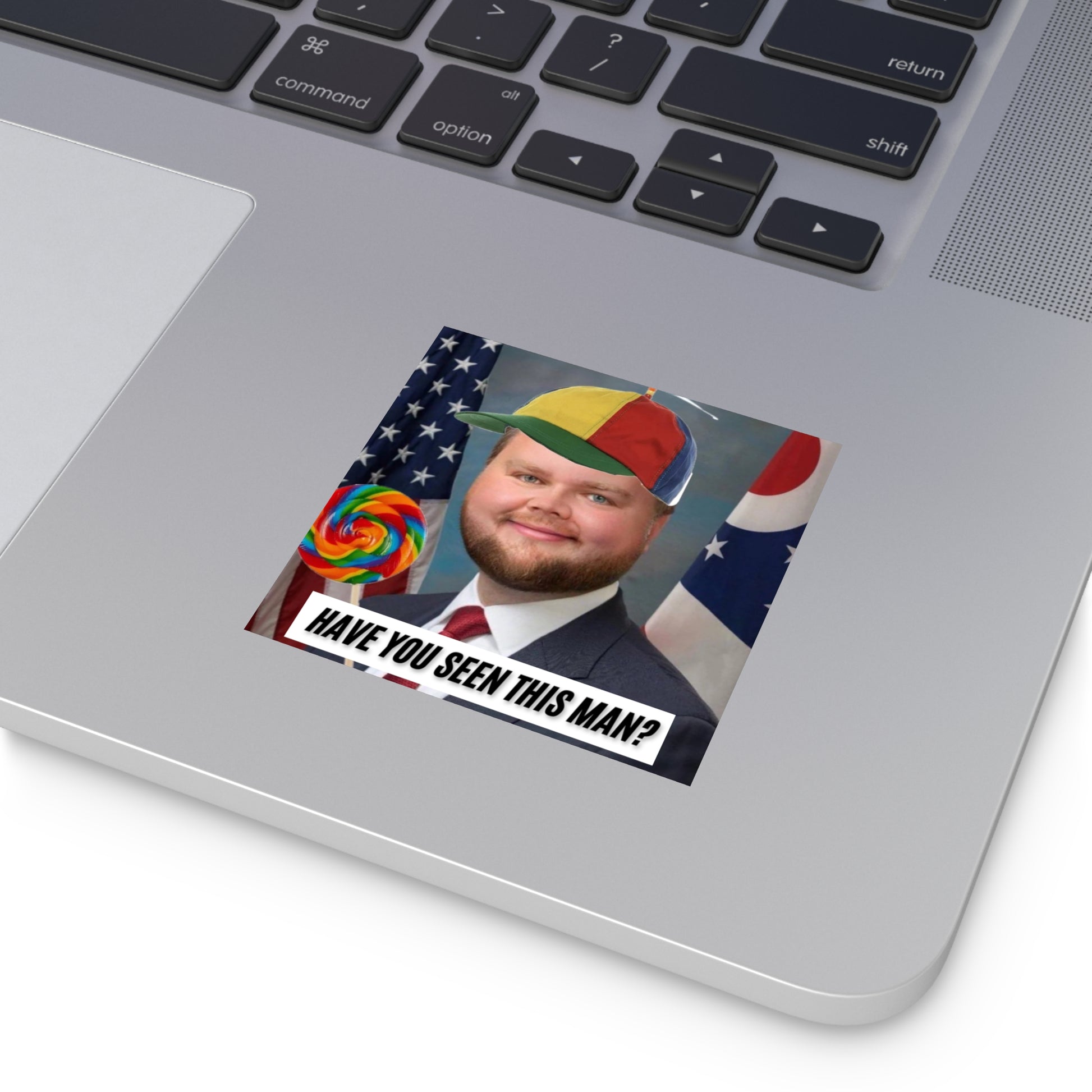 Have You Seen This Man? - JD Vance Bumper Sticker | Funny Political Car Decal | Satirical Vice President Sticker