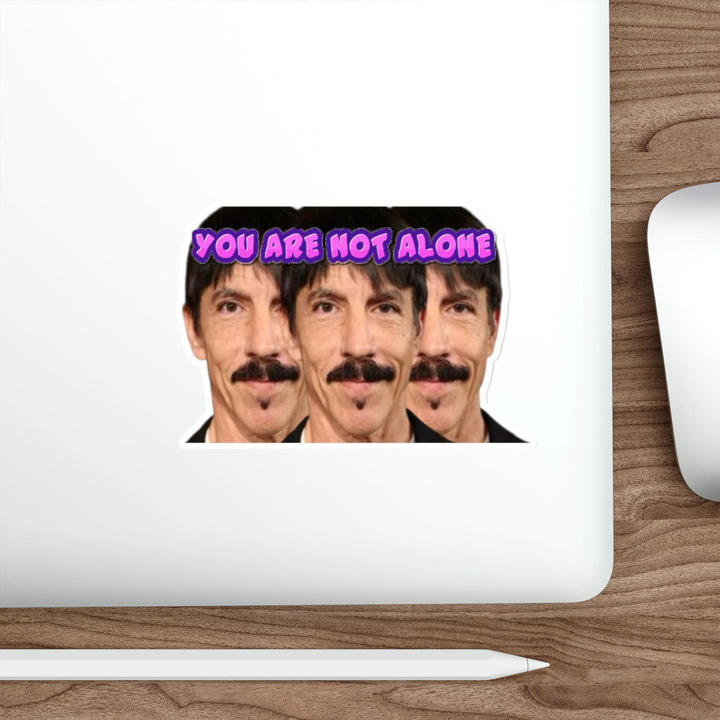 Funny Anthony Kiedis Clones Bumper Sticker | You Are Not Alone Meme Decal | Surreal RHCP Parody Vinyl for Car, Laptop, or Water Bottle