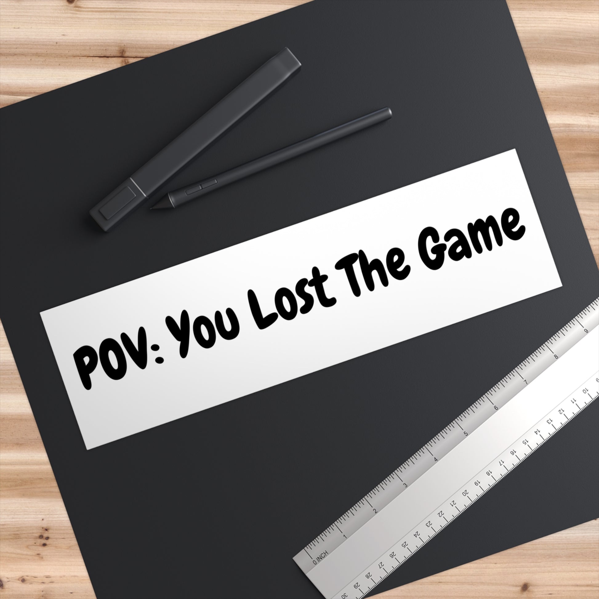 POV: You Lost the Game - Funny Bumper Sticker - Meme-Inspired Car Decal - Gamer & Internet Culture Sticker