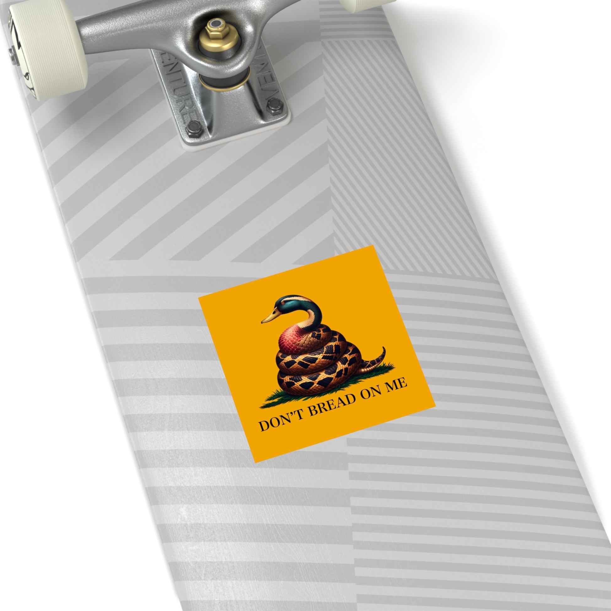 Funny Bumper Sticker - Don't Feed the Ducks with Clever Humor - Quirky Car Decal for Animal Lovers