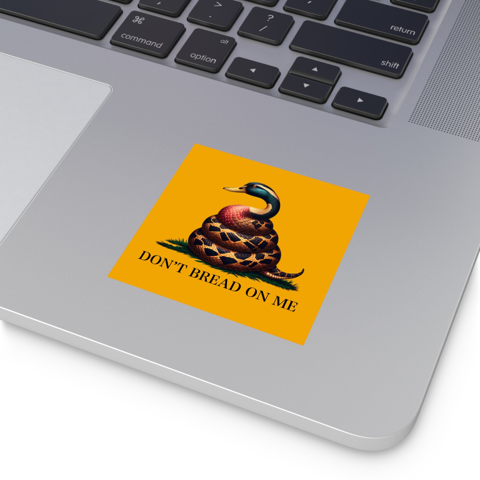 Funny Bumper Sticker - Don't Feed the Ducks with Clever Humor - Quirky Car Decal for Animal Lovers
