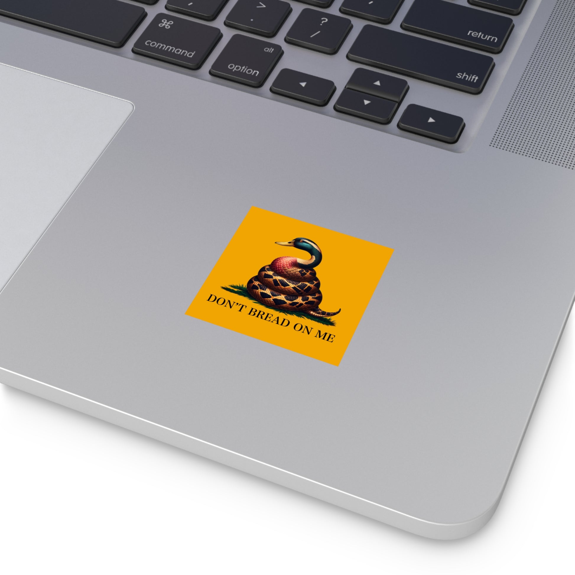 Funny Bumper Sticker - Don't Feed the Ducks with Clever Humor - Quirky Car Decal for Animal Lovers