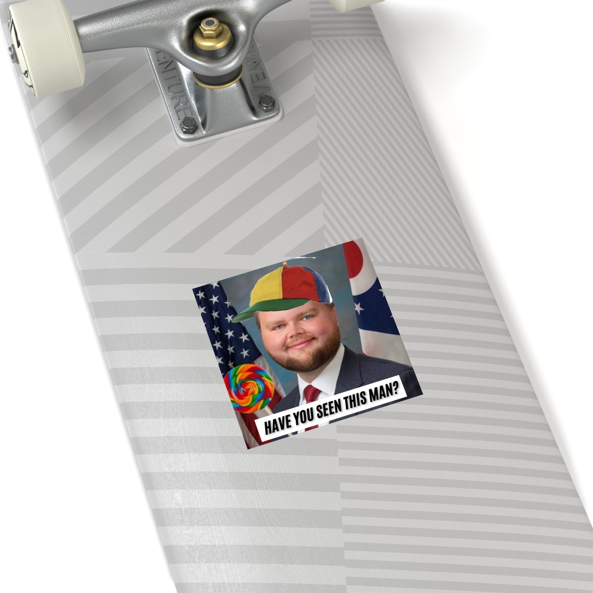 Have You Seen This Man? - JD Vance Bumper Sticker | Funny Political Car Decal | Satirical Vice President Sticker
