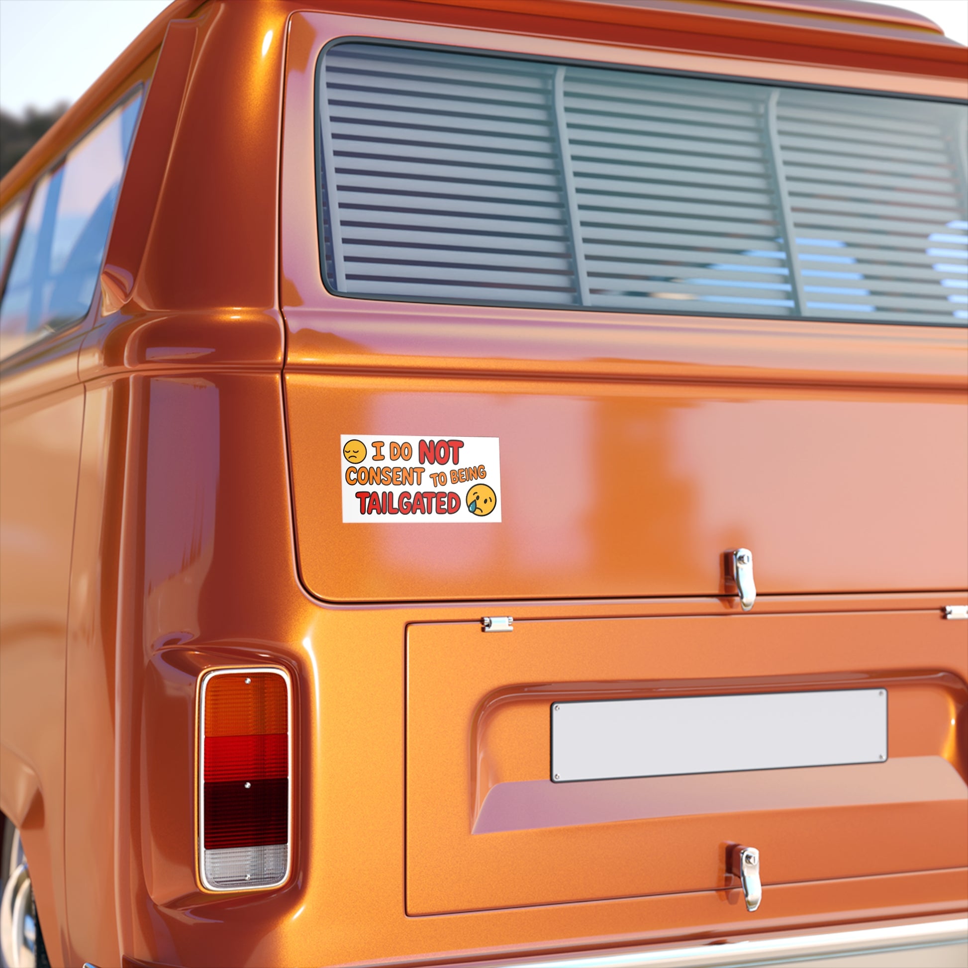 Eye-Catching Bumper Stickers | Humorous Tailgating Message, Car Decal, Funny Sticker, Car Accessories, Gift for Drivers